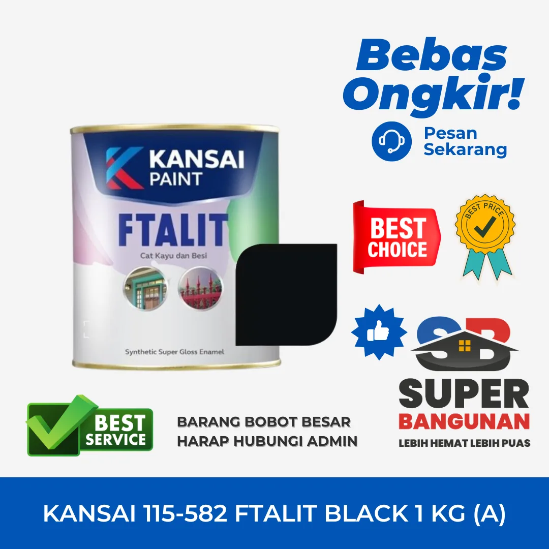 KANSAI 115-582 FTALIT BLACK 1 KG (A)