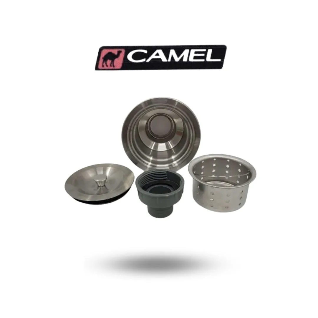 Camel Avur Bak Cuci Piring dengan Keranjang dan Tutup Lubang